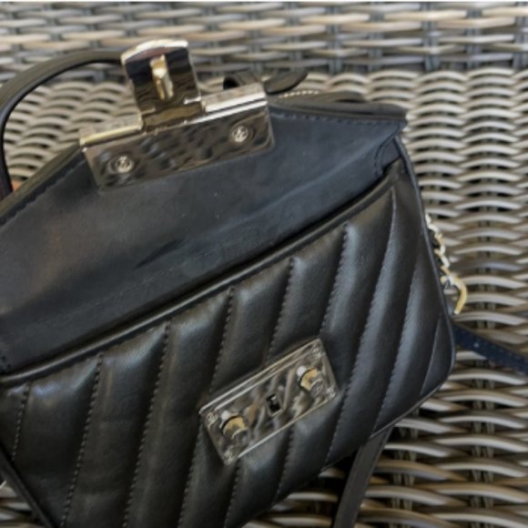 Michael Kors Small Rose Top Handle Leather Satchel - Picture 14 of 16